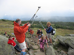 Approaching our last summit.  Moosilauke, Aug. 30, 2009