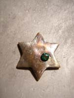 13 colgante estrella con piedra envejecida   Colgante de estrella con piedra