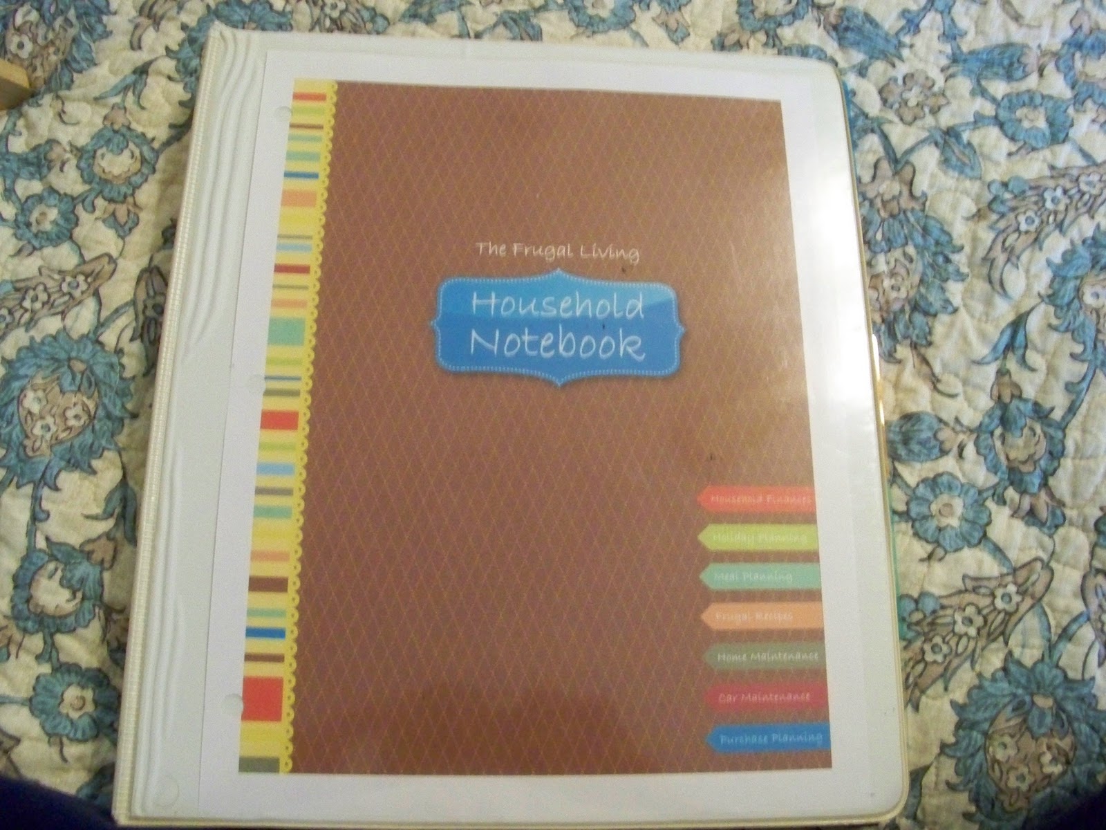 Easy Frugal Living: New 2011 Household Management Planner Printables