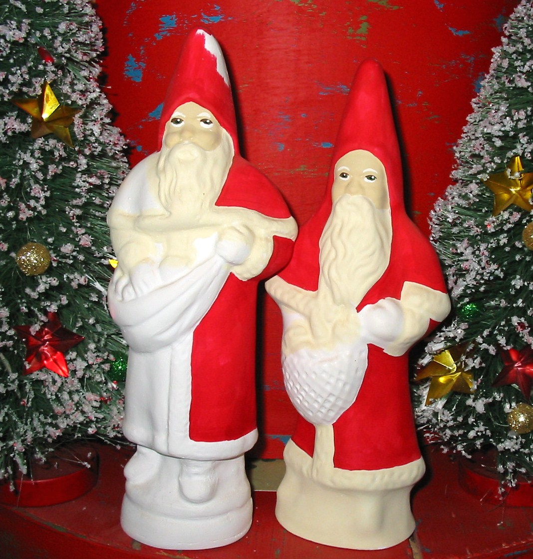 Sugar Camp Cottage How to Make a Chalkware Santa