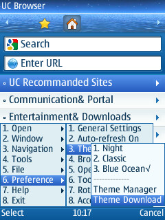 tampilan ucweb, interfaces ucweb, http://mobinesia.blogspot.com