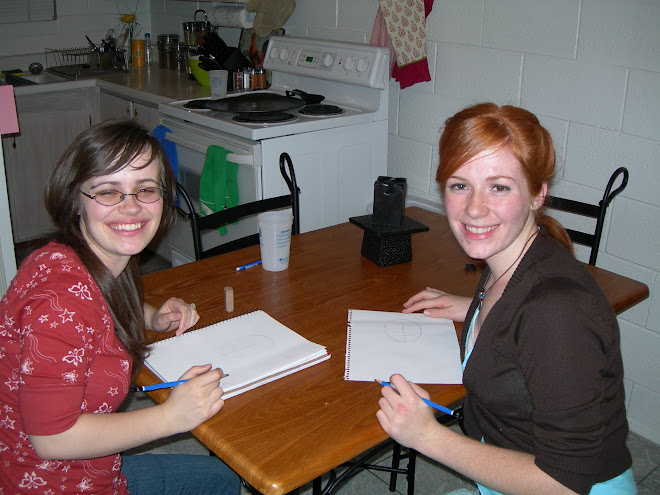 My Friend Hillary and I are learning how to draw!