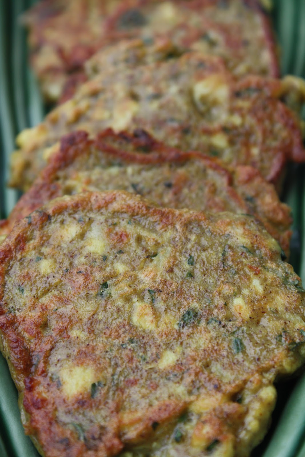 Sparrows & Spatulas Ottolenghi's Cauliflower and Cumin Fritters with