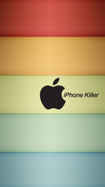 Iphone Killer. Обои с символом айфона на золотом. Phone killer