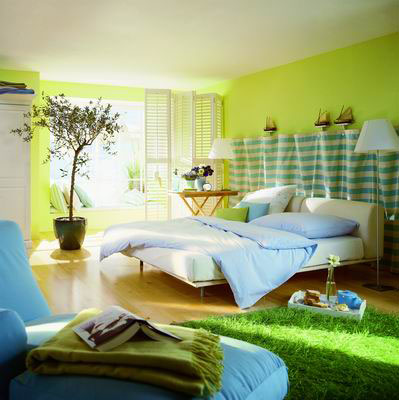 Green Color Interior for Modern Home Decor