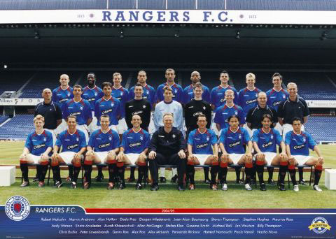 rangers team glasgow 2004 poster posters gb official club soccer 2007 2008 european