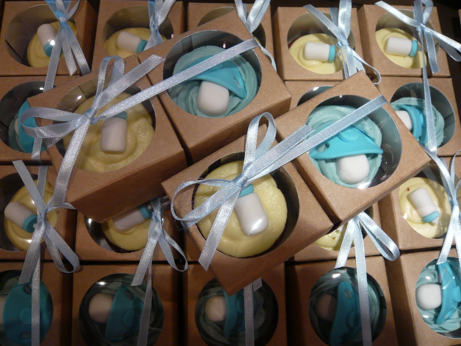Sift Baby shower cupcake party favors