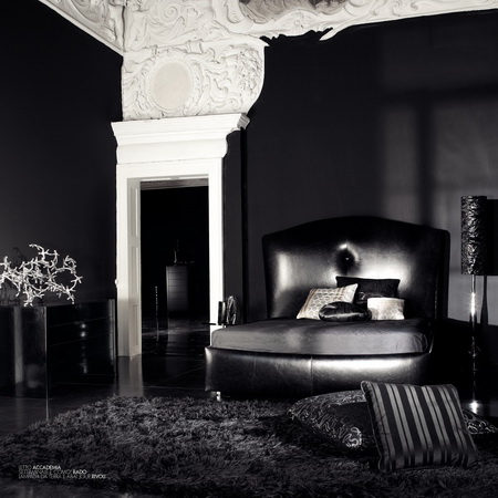 Noir_Accademia_bed, luxury furniture, bedroom furniture
