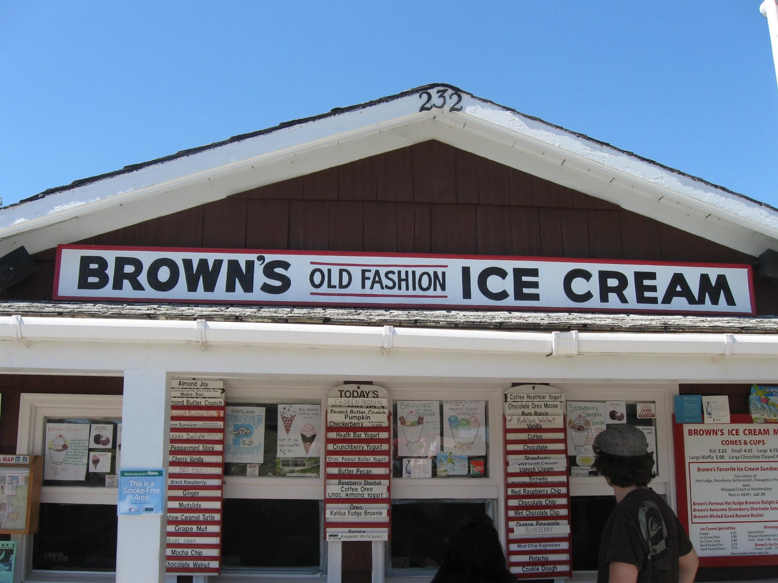 Hungry Couple Brown's Old Fashioned Ice Cream