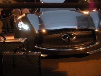 Infiniti Essence with Damier Graphite Trunks at Carmel |In LVoe with Louis Vuitton
