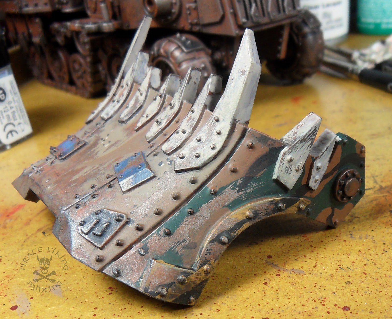 Pirate Viking Painting Advanced paint chipping