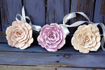 Shabby Chic Roses to hang