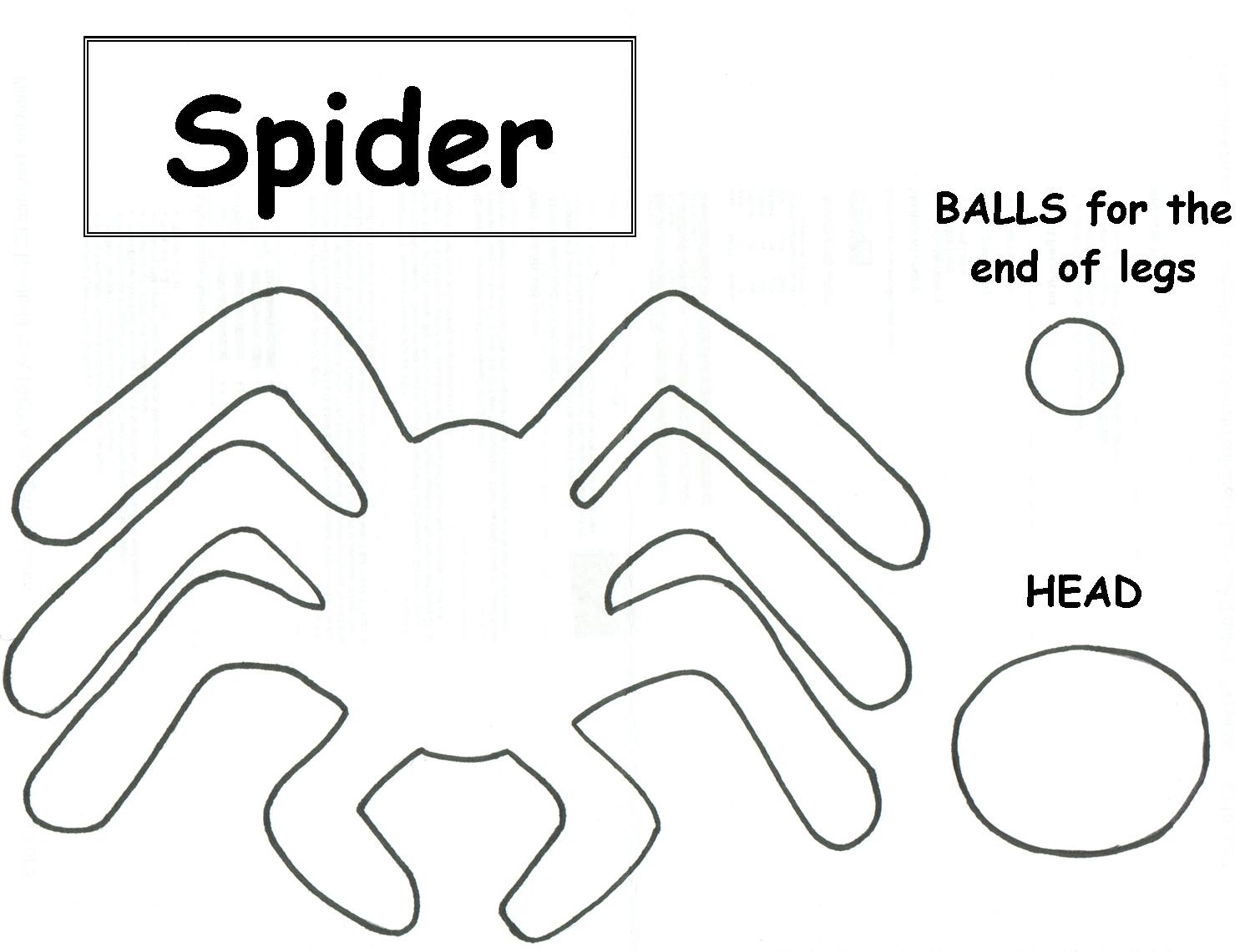 Epic Spider Template Printable | Tristan Website