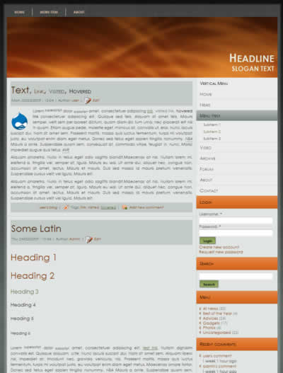 Drupal Themes Free Download Free Drupal 7 Blog Theme