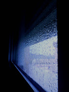 rain across the window