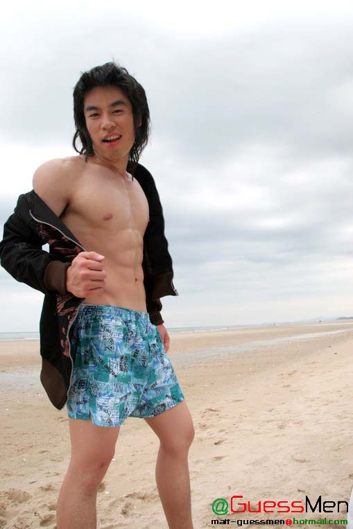 Asian Guys Lovers: 3 Thai Guys on the Beach