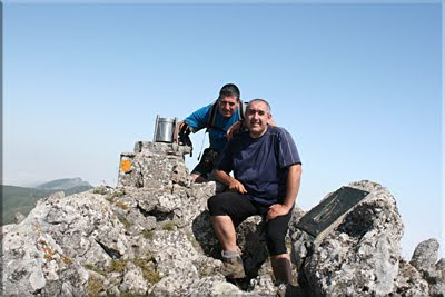 Aitxuri mendiaren gailurra 1.551 m. - 2010eko uztailaren 11an