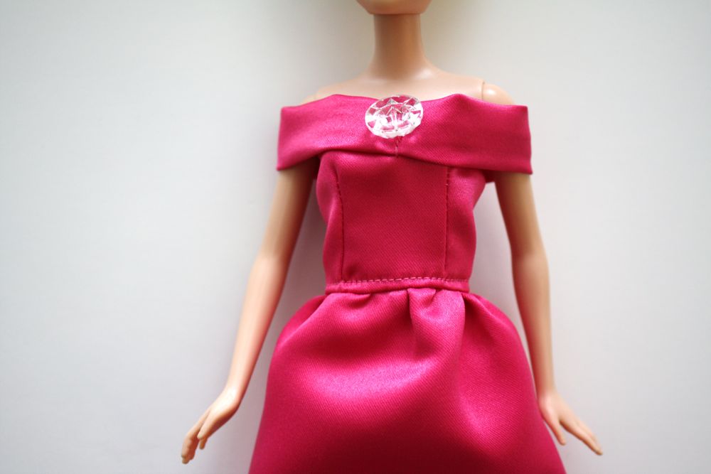 Pink Handmade Evening Dress Outfit Gown For Barbie Silkstone Fashion  Royalty FR | eBay