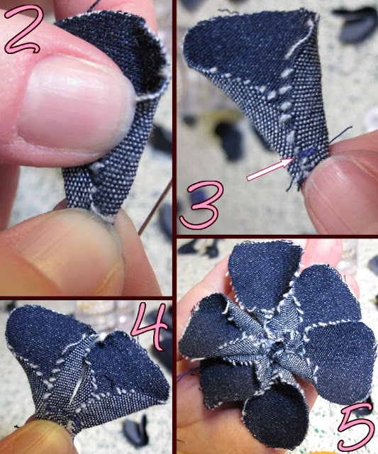 DIY Mother's Day brooch flower directions