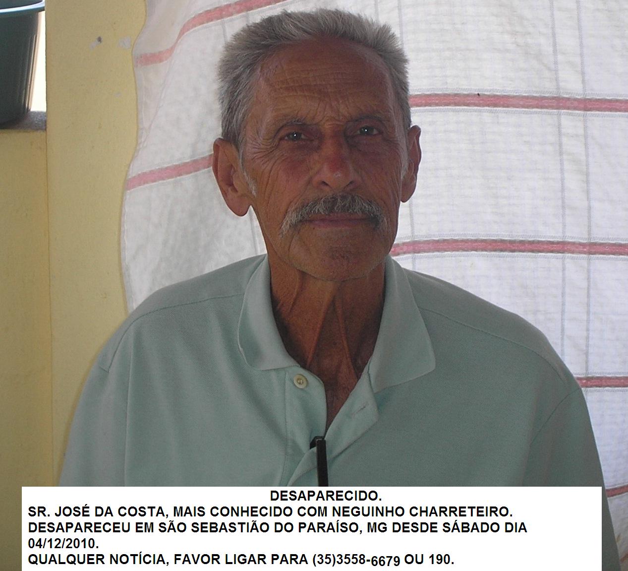 Só Palavras DESAPARECEU EM SÃO SEBASTIÃO