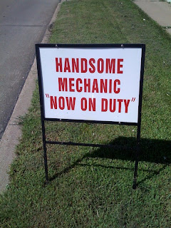 Handsome-Mechanic-Now-On-Duty-Sign-Advertisement
