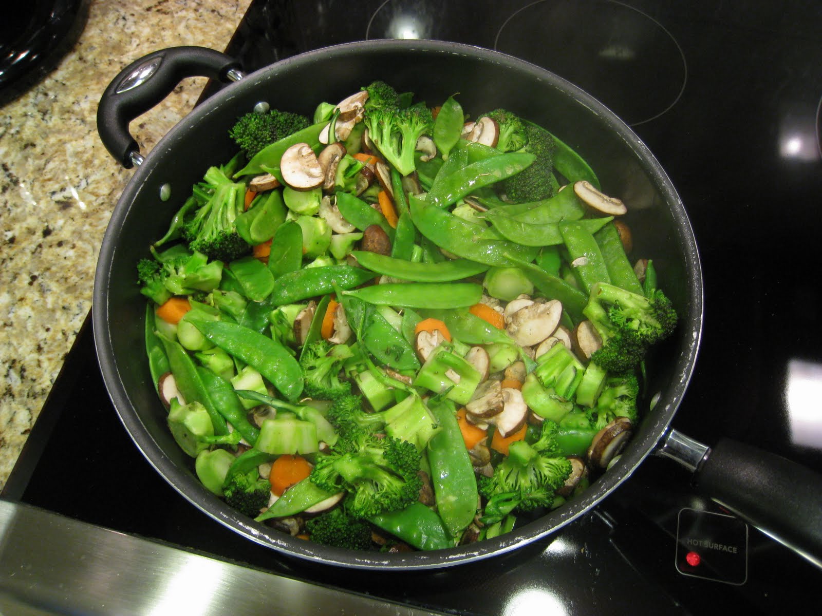 What's Cookin' with Mary? Gingery Maple Stir Fry with Snow Peas