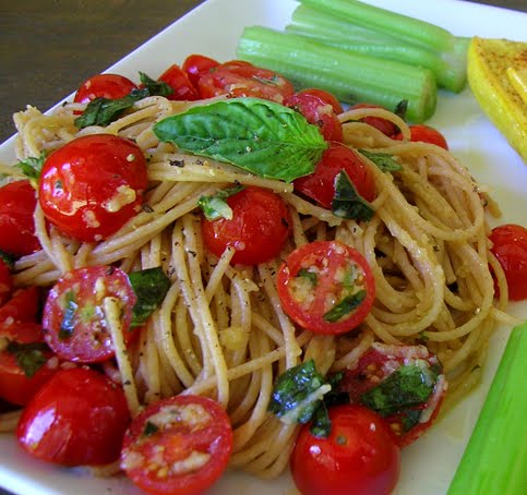 Ten Ingredient Project: Tomato Basil Pasta