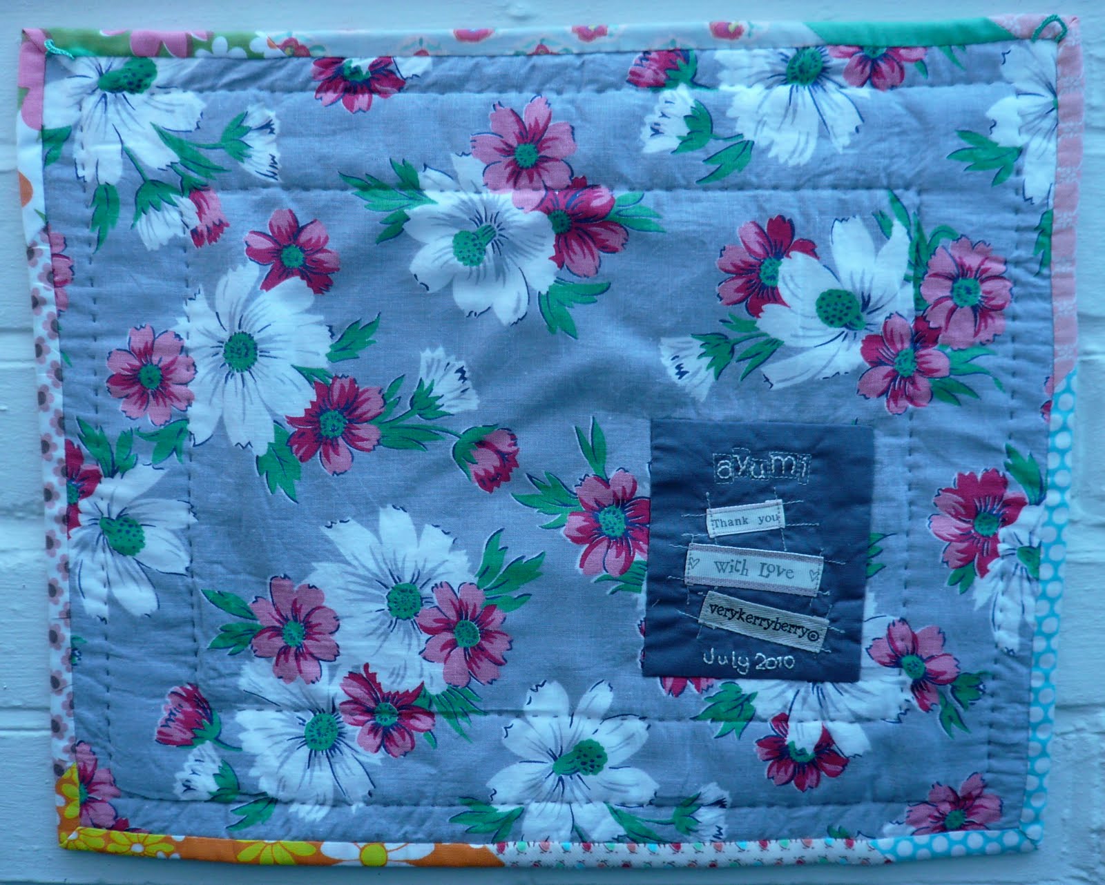 verykerryberry: Tutorial True Colours/Colors Mini Quilt