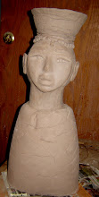 African with Basket on Head (in progress)
