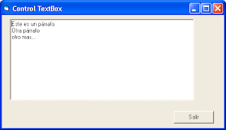programacion (orientada a objetos): TextBox - Cajas de texto