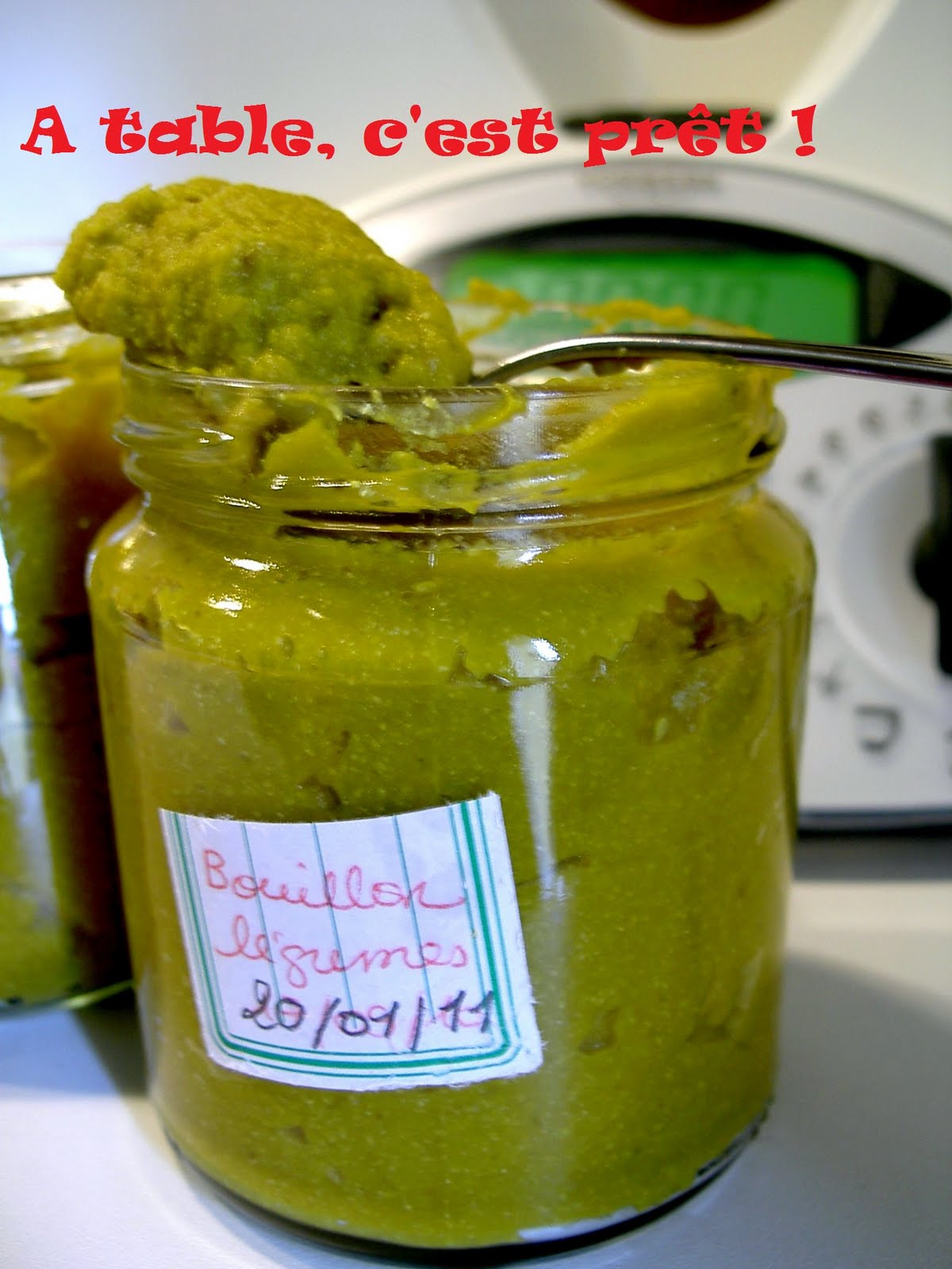 à table, c'est prêt ! Bouillon de Légumes déshydraté (Thermomix