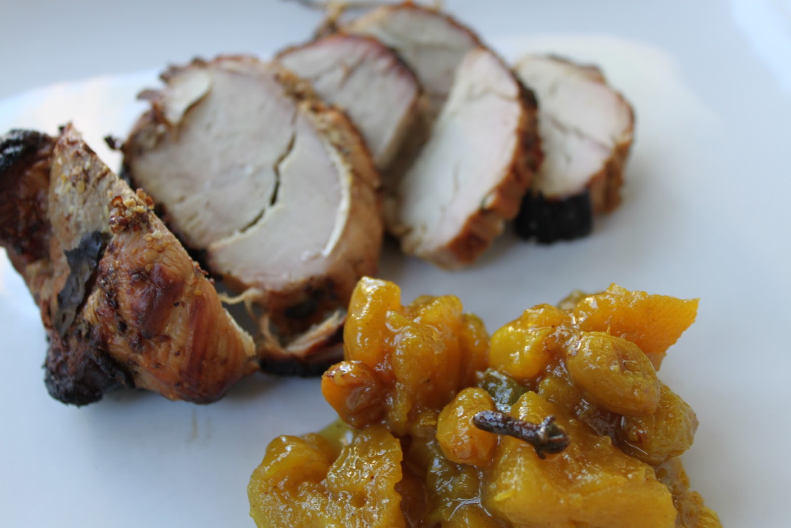 Lindaraxa Roast Pork Tenderloin With Apple Chutney