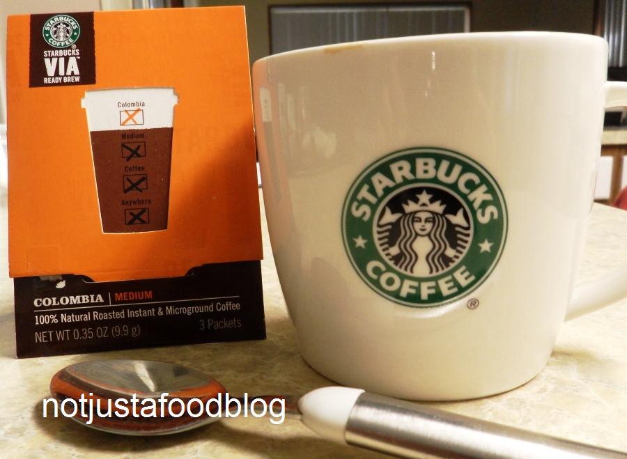 Product Review Starbucks VIA Instant Coffee Not Just A Food Blog