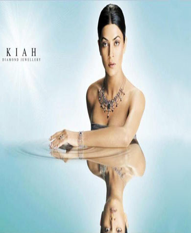 Mirror image of Sushmita Sen for 'KIAH' brand