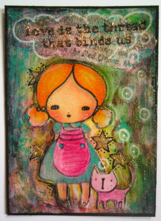 Whispers, wishes and me: Love is the thread.......