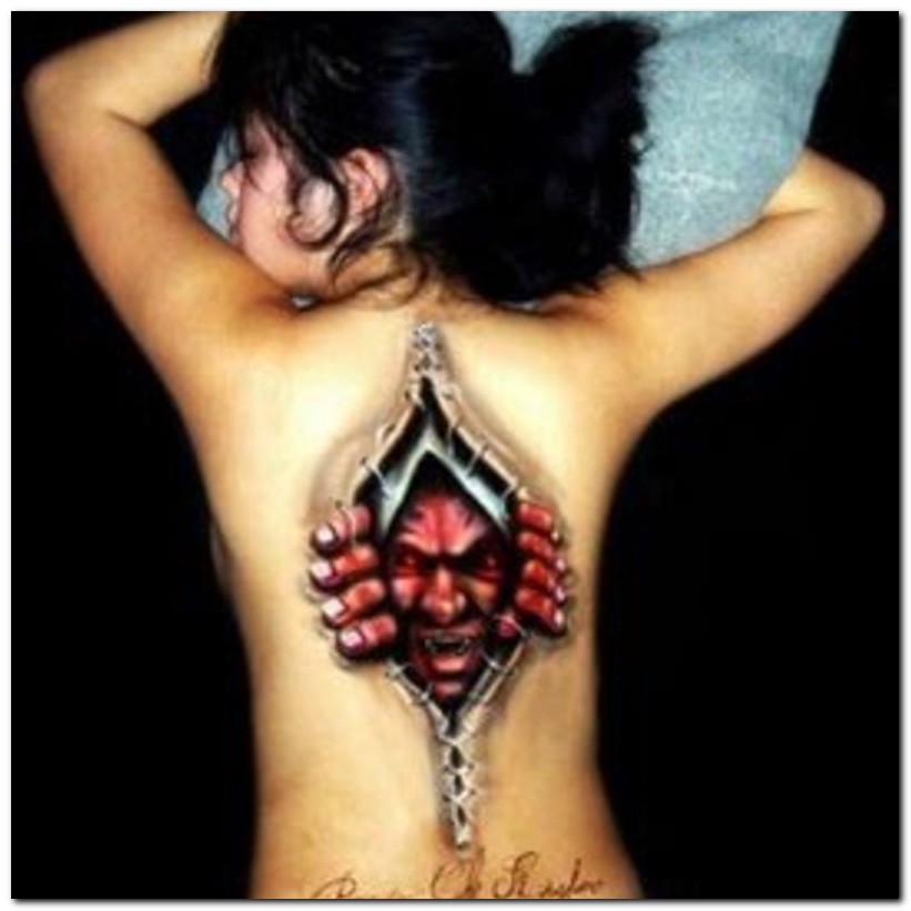 tattoos of evil. Evil Tattoo Designs