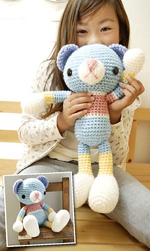 Teddy Bear Crochet Pattern - Christmas Crafts, Free Knitting