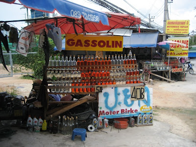 Buying Gasoline on Samui