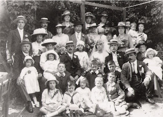 1918 Wedding of Elizabeth (Lizzie) Martha J. Uridge & Robert Rudd
