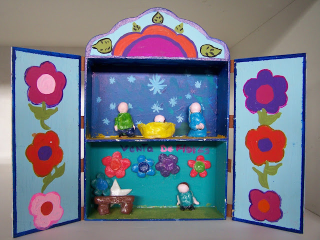 Retablos Ayacuchanos: Retablo en alto relieve♥