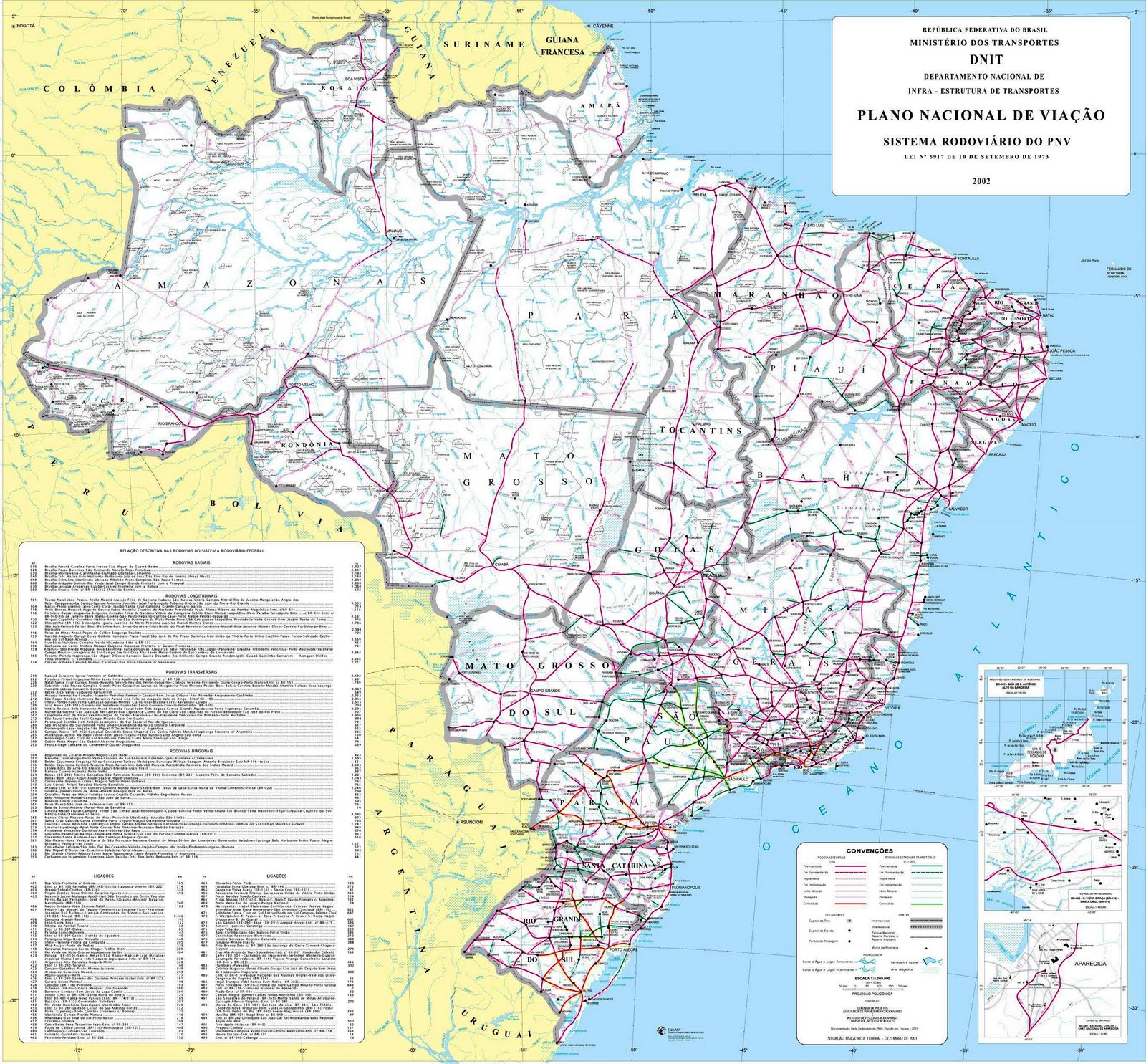 PZ C: mapa do brasil