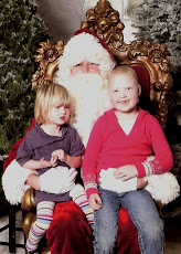 Emily and Haley with Santa