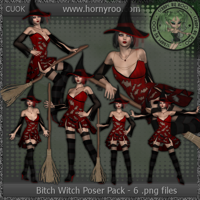 Scraps by ROO:): New Poser - Bitch Witch