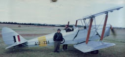 Beth and Tiger Moth, c1989