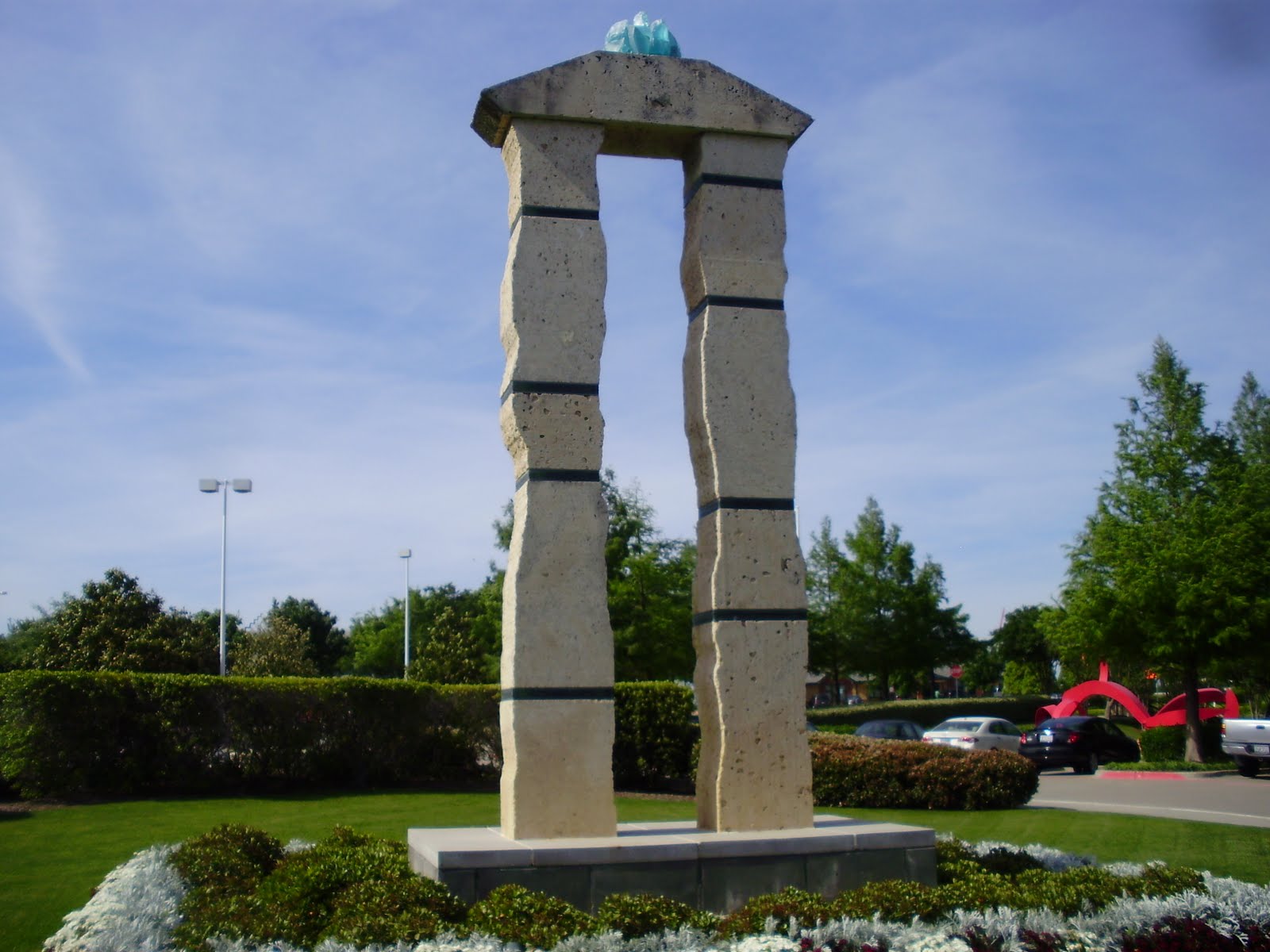 Life at 55 mph Texas Sculpture Garden in Frisco, Texas (click here for