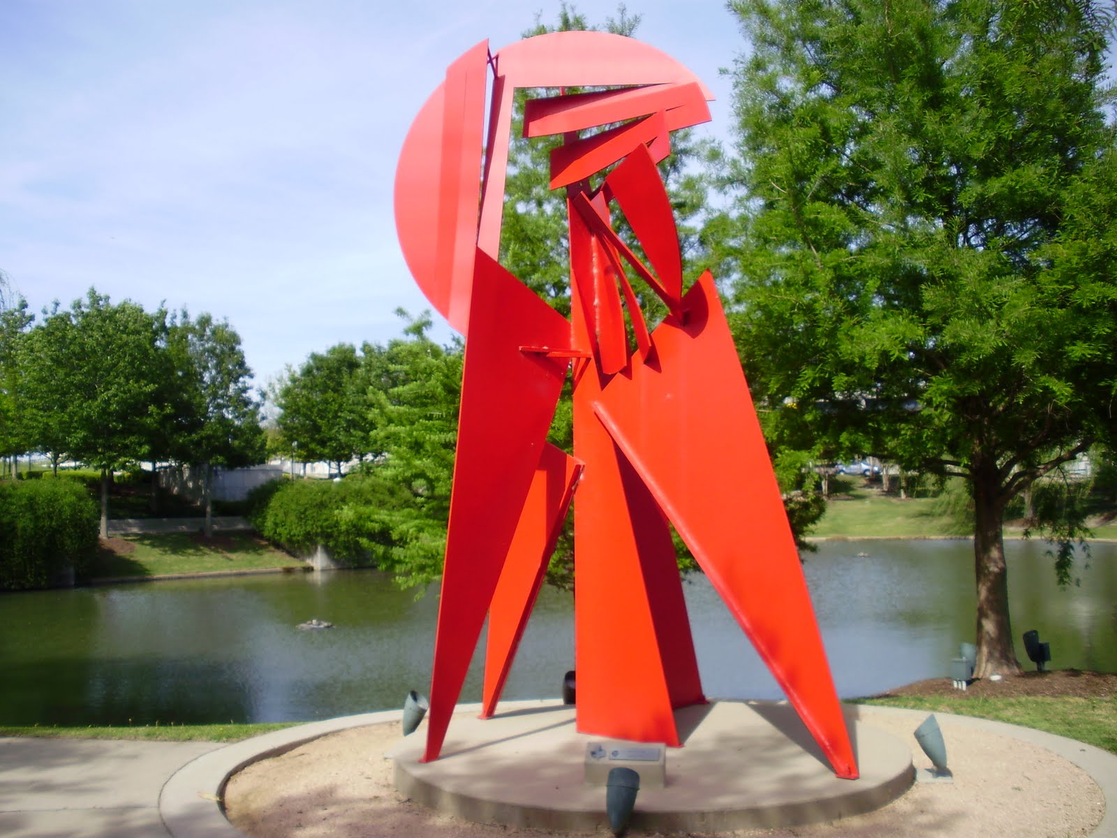 Life at 55 mph Texas Sculpture Garden in Frisco, Texas (click here for