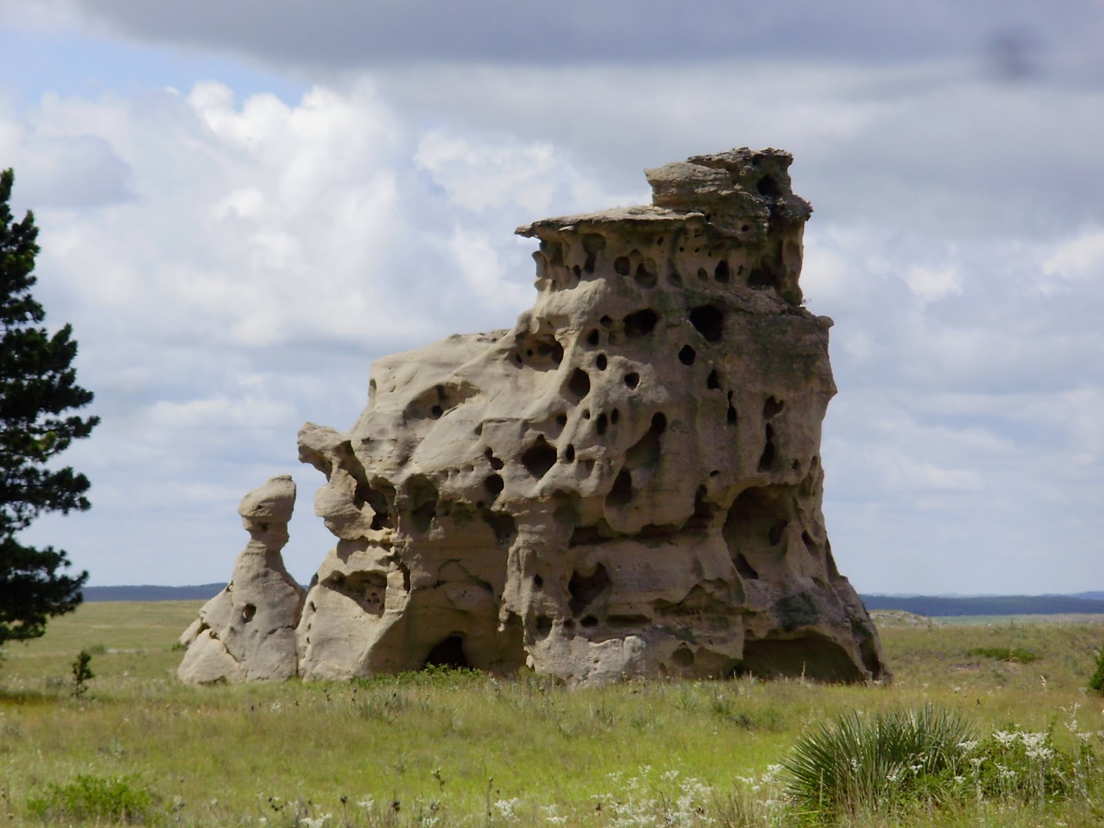 Life at 55 mph Medicine Rocks State Park in Ekalaka, Montana (click