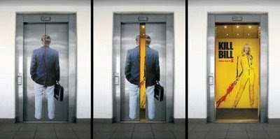 kill bill funny and creative elevator