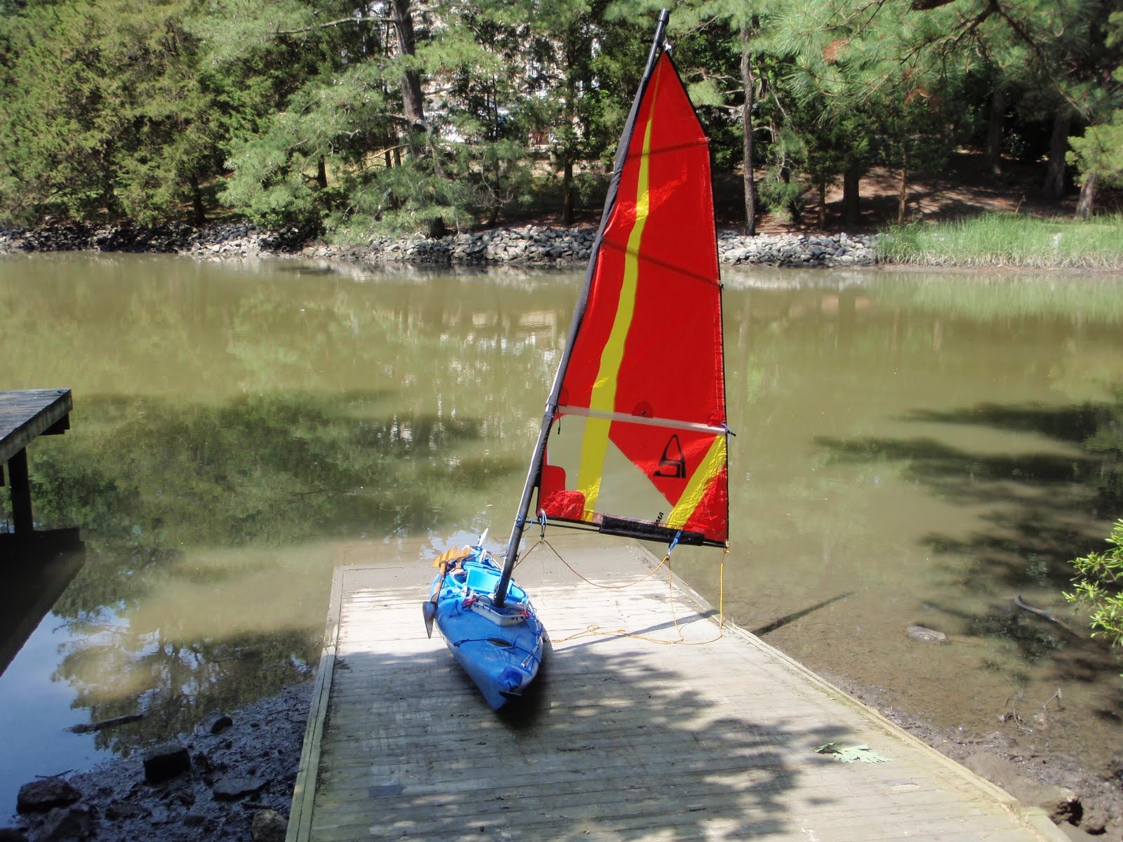 Newport 16 & Hobie Tandem Island Sailing the Chesapeake New Kayak