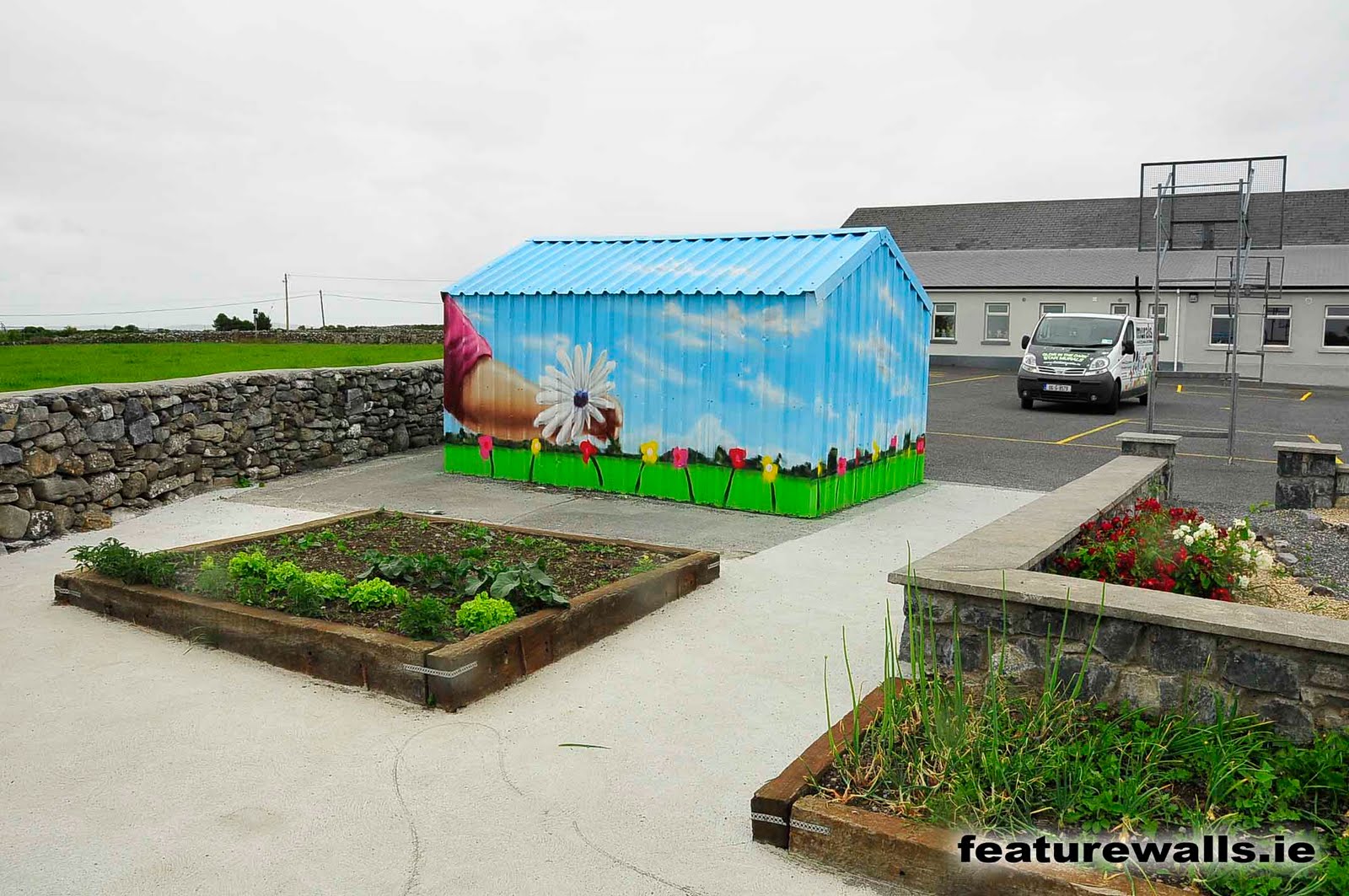 Mural Painting Professionals featurewalls.ie: schools play ground